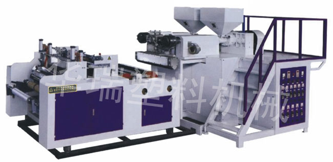 Coextrusion PE film winding machine