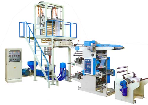 PE Blown Film Rotogravure Printing Line Machine