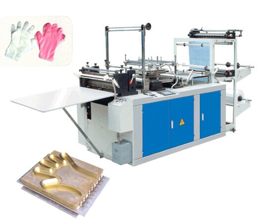 Disposable glove bag making machine